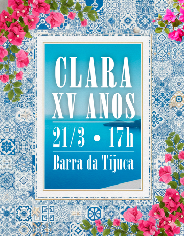 clara faz 15 convite topo site